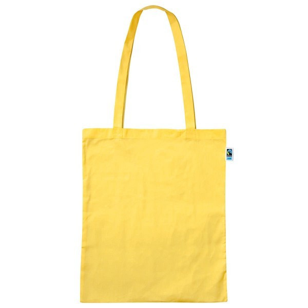 Bolsa de algodón FAIRTRADE 140 g/m2, promocional. Bolsa de algodón personalizada. 38 x 42 cm