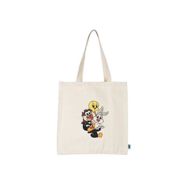 Sac coton écru soufflet 33x33 350gr imprimé en France par Sacpub