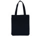 Bolsa de la compra de algodón ECOLO, personalizada Francia, negra