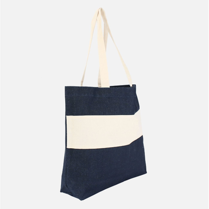 Tote bag Jean Bicolore