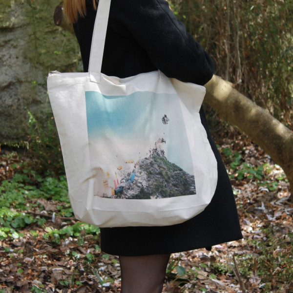 Cabas RECIFE BIO 280 sac publicitaire de plage ou sac shopping impression France par cadoa