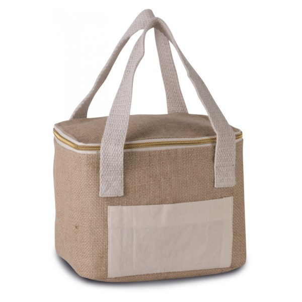 Sac isotherme jute  petit modèle personnalisation france par sacpub