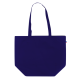 cabas coton bio gots made in france personnalisable logo sacpub bleu