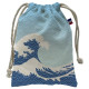 JULES S BIO Bolsa de algodón con estampado integral - Francia