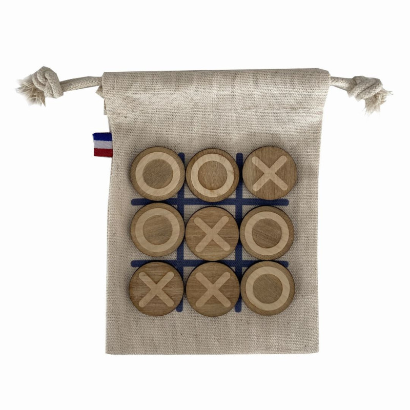 Pochon JEU DE MORPION français personnalisable