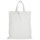 Bolsa algodón blanca Asas cortas 28x32 - sacpub