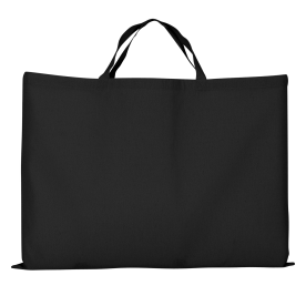 Sac coton anses courtes 70x50 cm noir personnalisé par sacpub