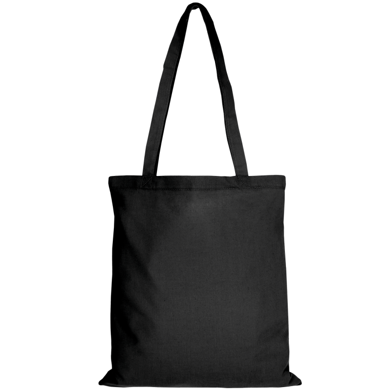 Bolsa de algodón 38x42 cm 155gr - Negro Bolsa de algodón 38x42 cm 155gr - Negro