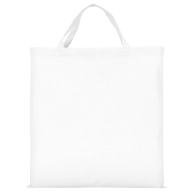 Sac coton naturel Anses courtes 50x50 blanc personnalisé en France par Sacpub