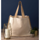 Bolsa de la compra mediana de yute de algodón 42x33 cm - Sacpub