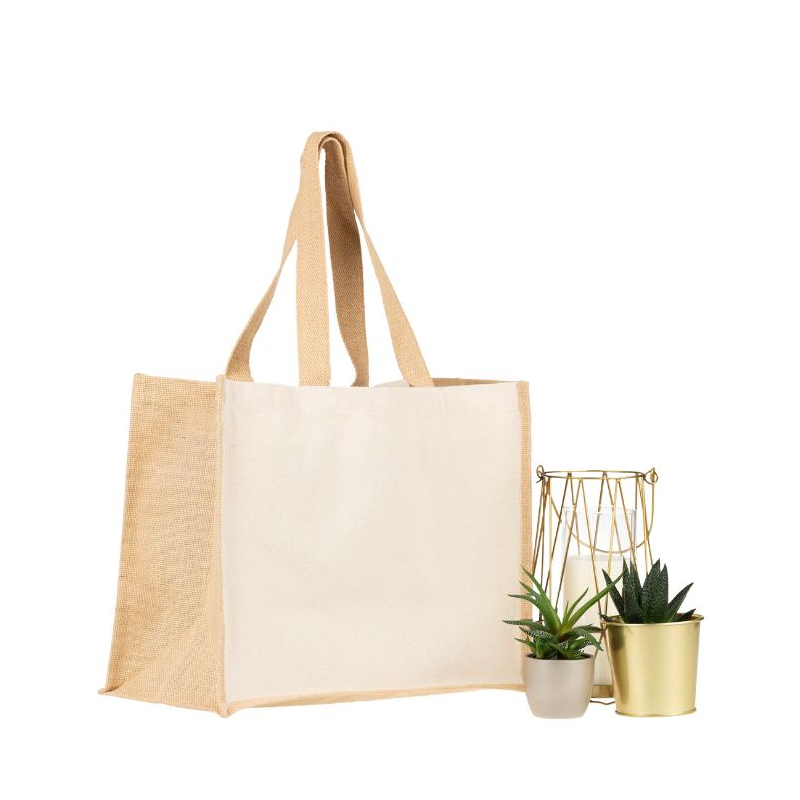 Sac shopping Coton Jute MEDIUM  42x33 cm - 330gr