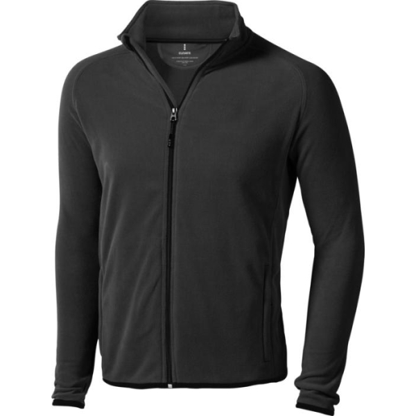 Chaqueta polar con cremallera 190 g/m² gris eco-confort