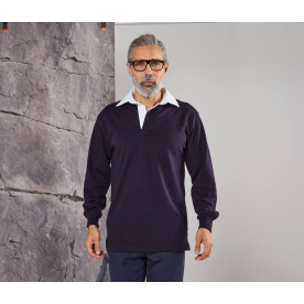 POLO RUGBY HOMME BICOLORE avec option d'impression en France | Sacpub