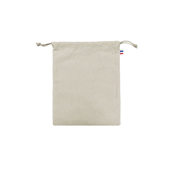 Pochon coton JULES L BIO GOTS Made in France | Sacpub